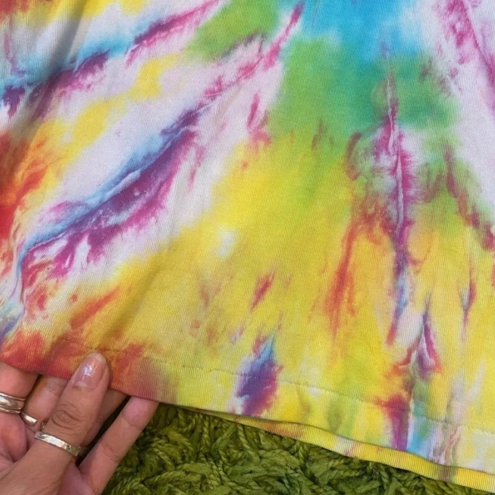 tie dye rainbow swirl long sleeve t-shirt